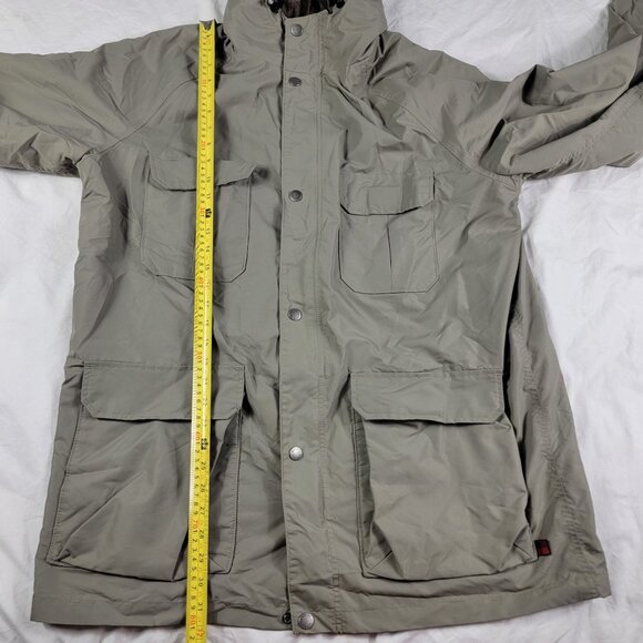 Woolrich Mens Large Gray Barn Field Jacket Full Zip Outdoors Casual Comfort - Picture 8 of 9